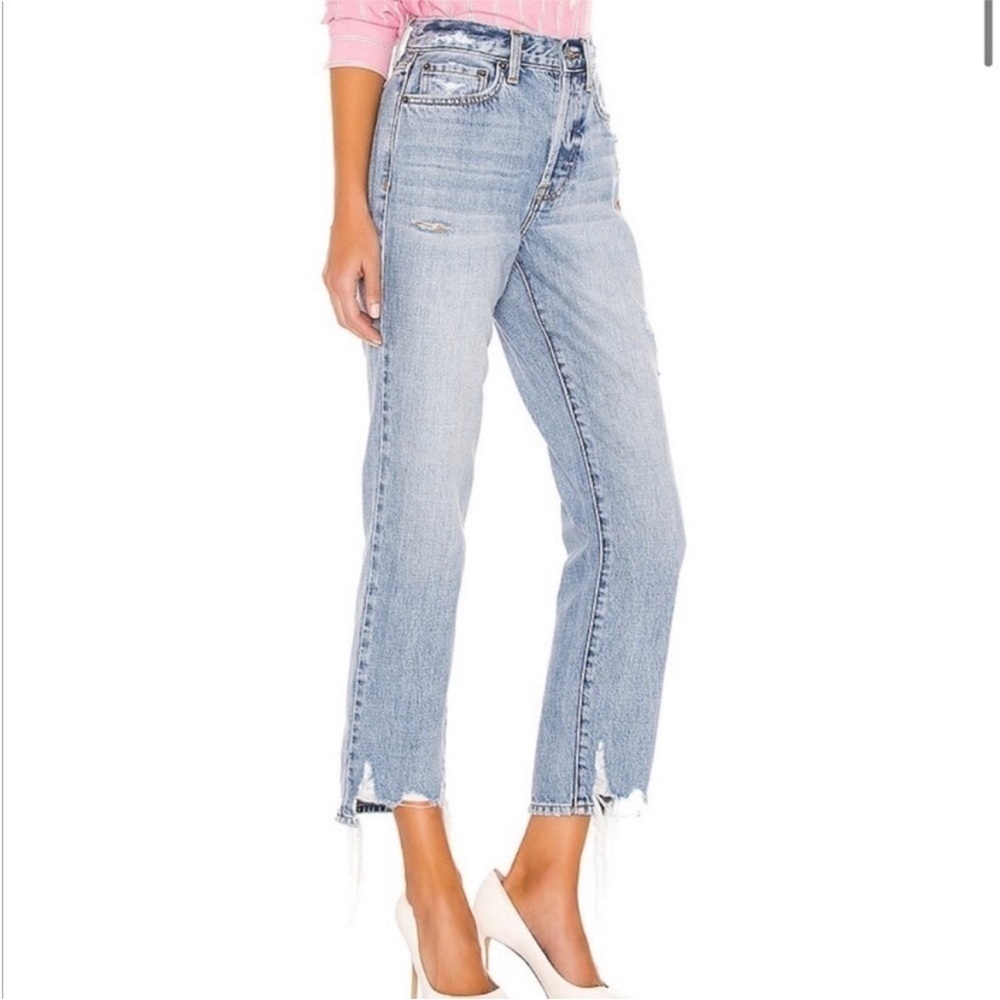 ▪️NWT PISTOLA Charlie Ruthless Ripped Straight Leg Jeans - Picture 2 of 11